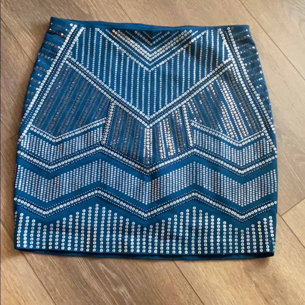 Blue Express Mini-skirt